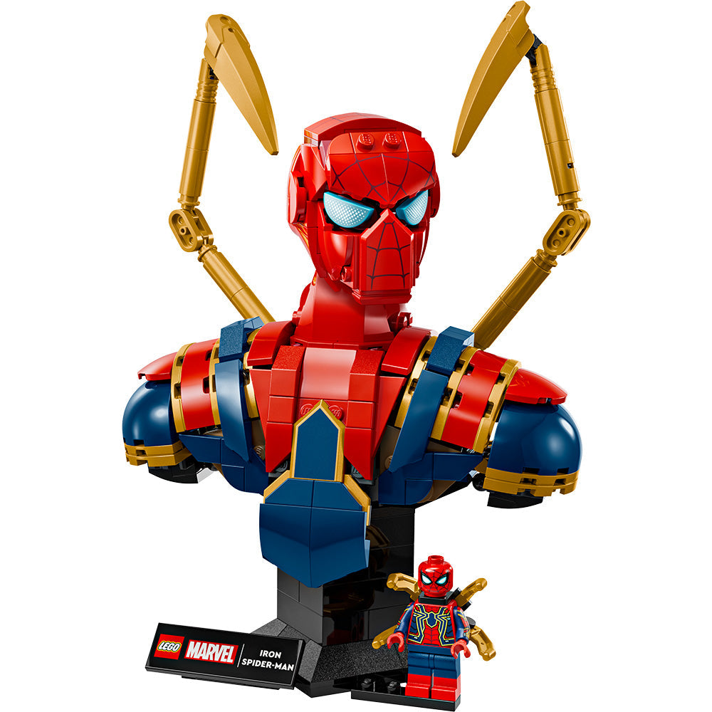 LEGO® ǀ Marvel Iron Spider-Man Bust Collectible Adult Building Set 76326