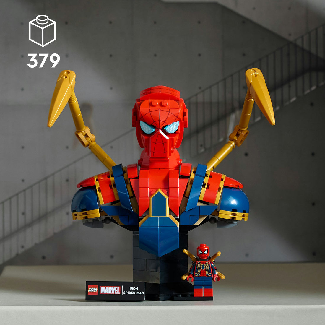 LEGO® ǀ Marvel Iron Spider-Man Bust Collectible Adult Building Set 76326
