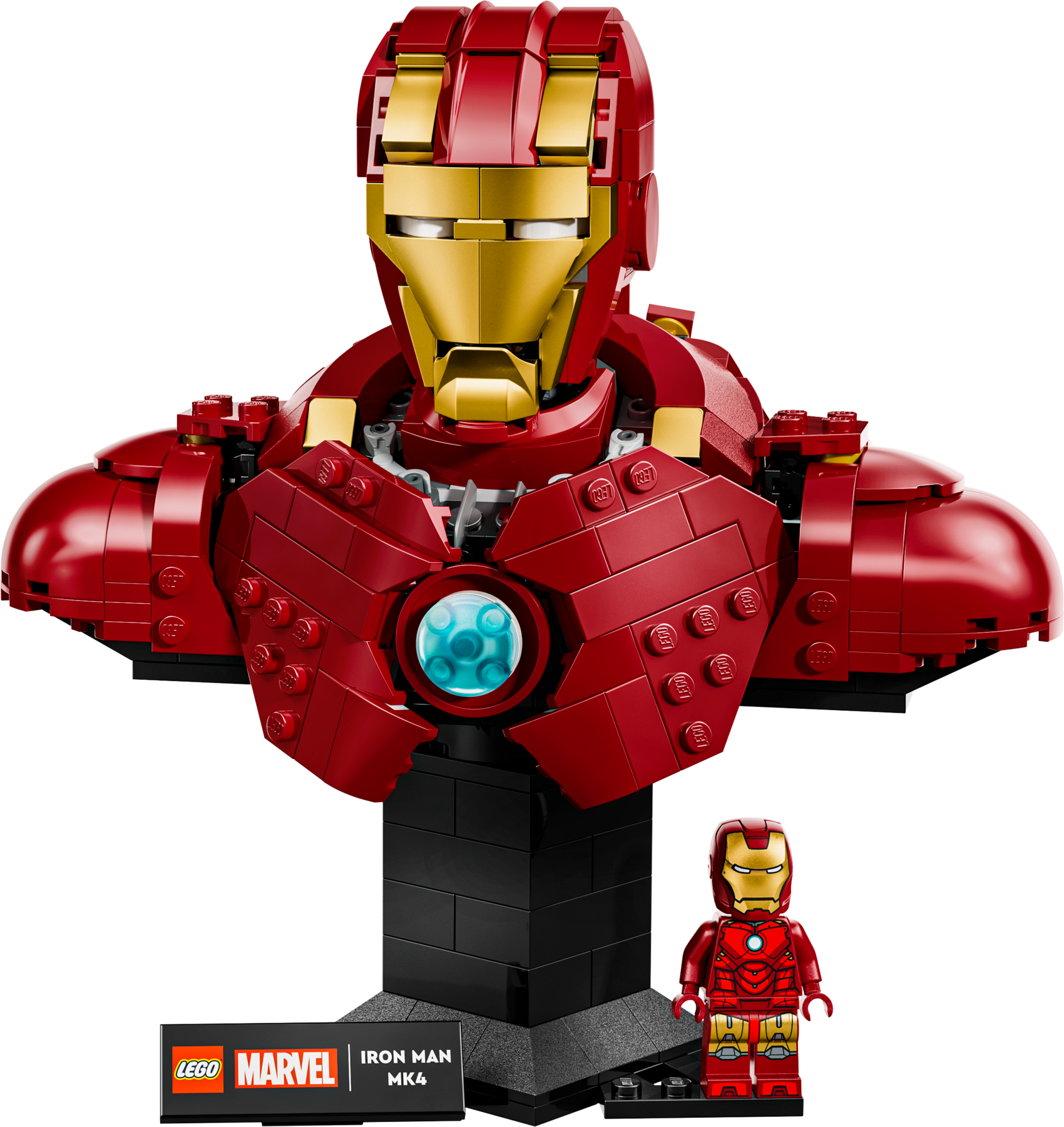 LEGO Iron Man MK4 Bust — Set 76327