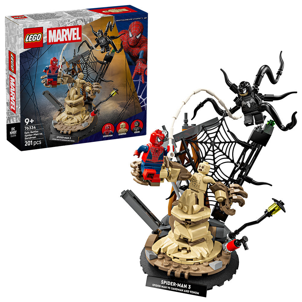 LEGO® ǀ Marvel Epic Battle: Spider-Man vs. Sandman Building Toy 76334
