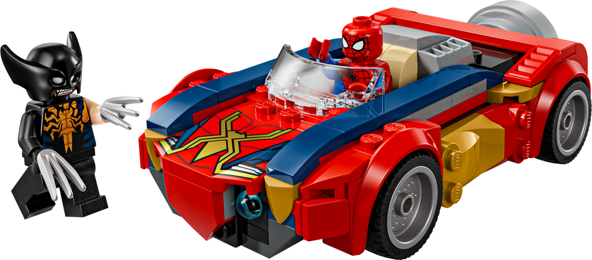 LEGO Spider-Man Car vs Venomized Wolverine — Set 76336