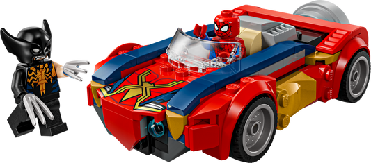 LEGO Spider-Man Car vs Venomized Wolverine — Set 76336