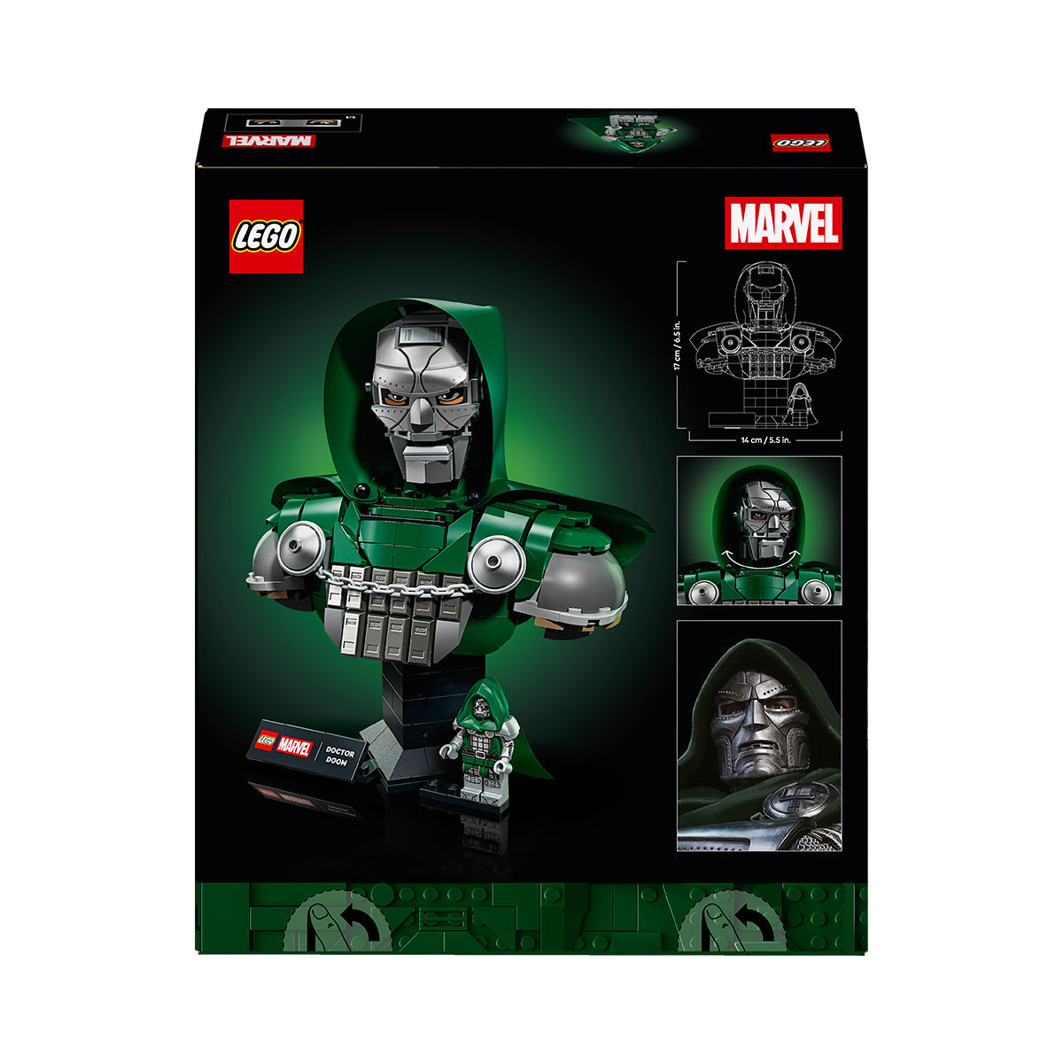 LEGO® ǀ Marvel Doctor Doom Bust Building Set 76345
