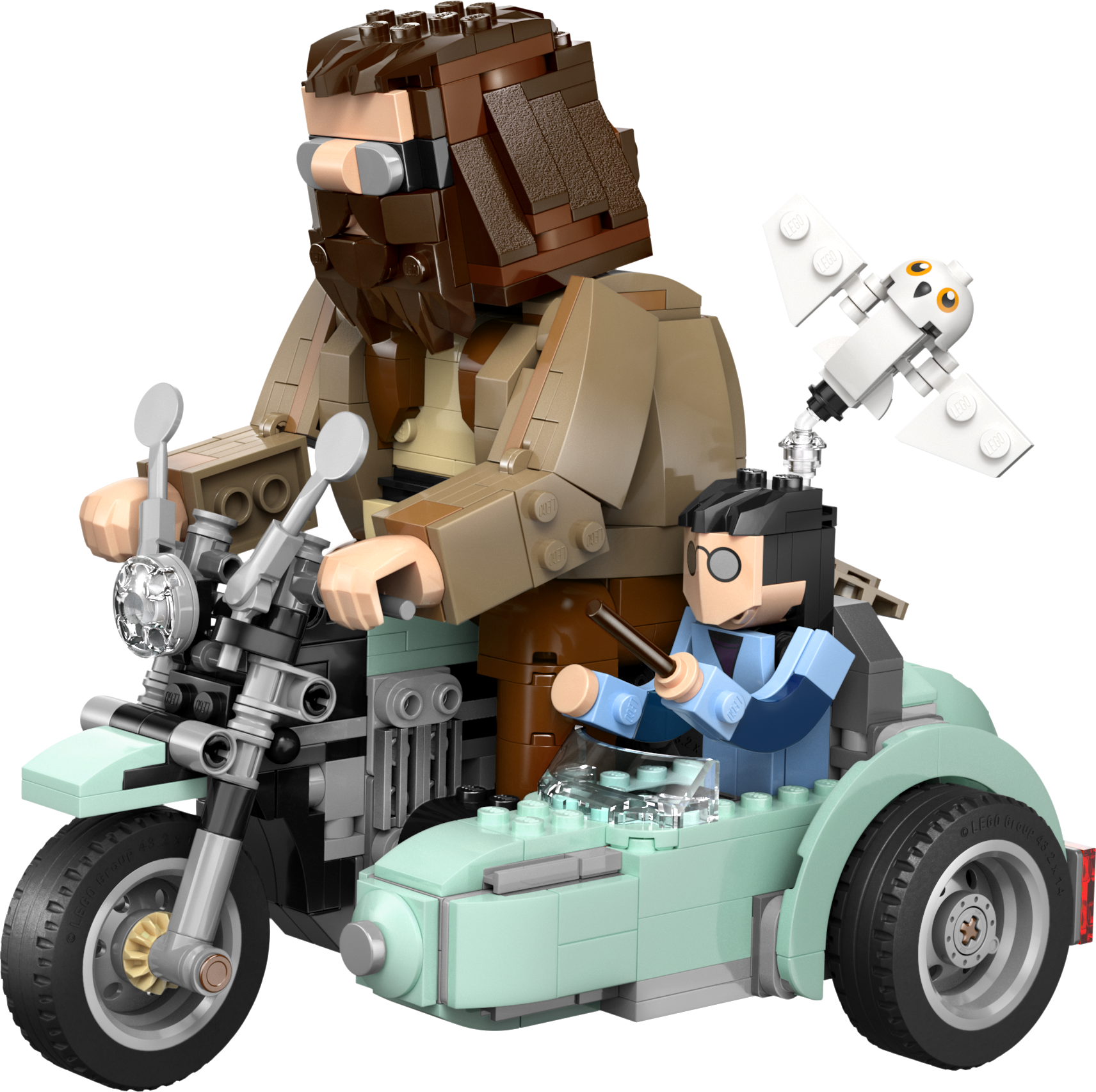 LEGO Hagrid™ & Harry's Motorcycle — Set 76443