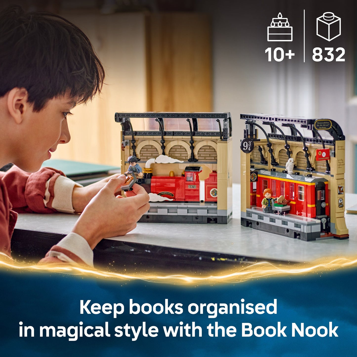 LEGO® Harry Potter™ Book Nook: Hogwarts™ Express, Magical Toy 76450
