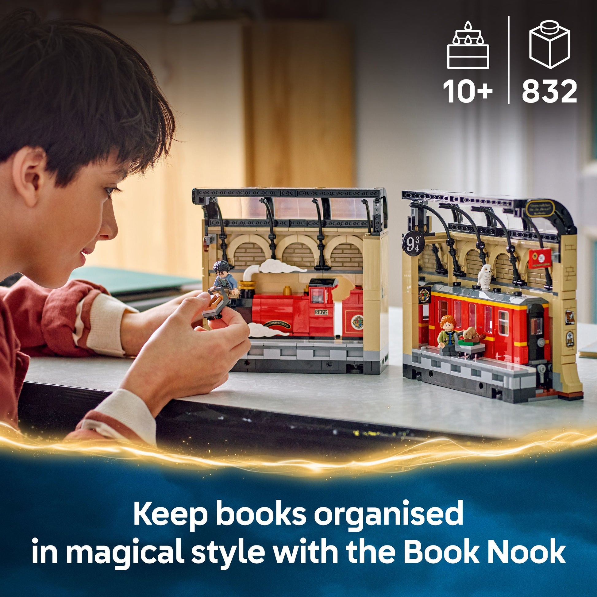 LEGO® Harry Potter™ Book Nook: Hogwarts™ Express, Magical Toy 76450