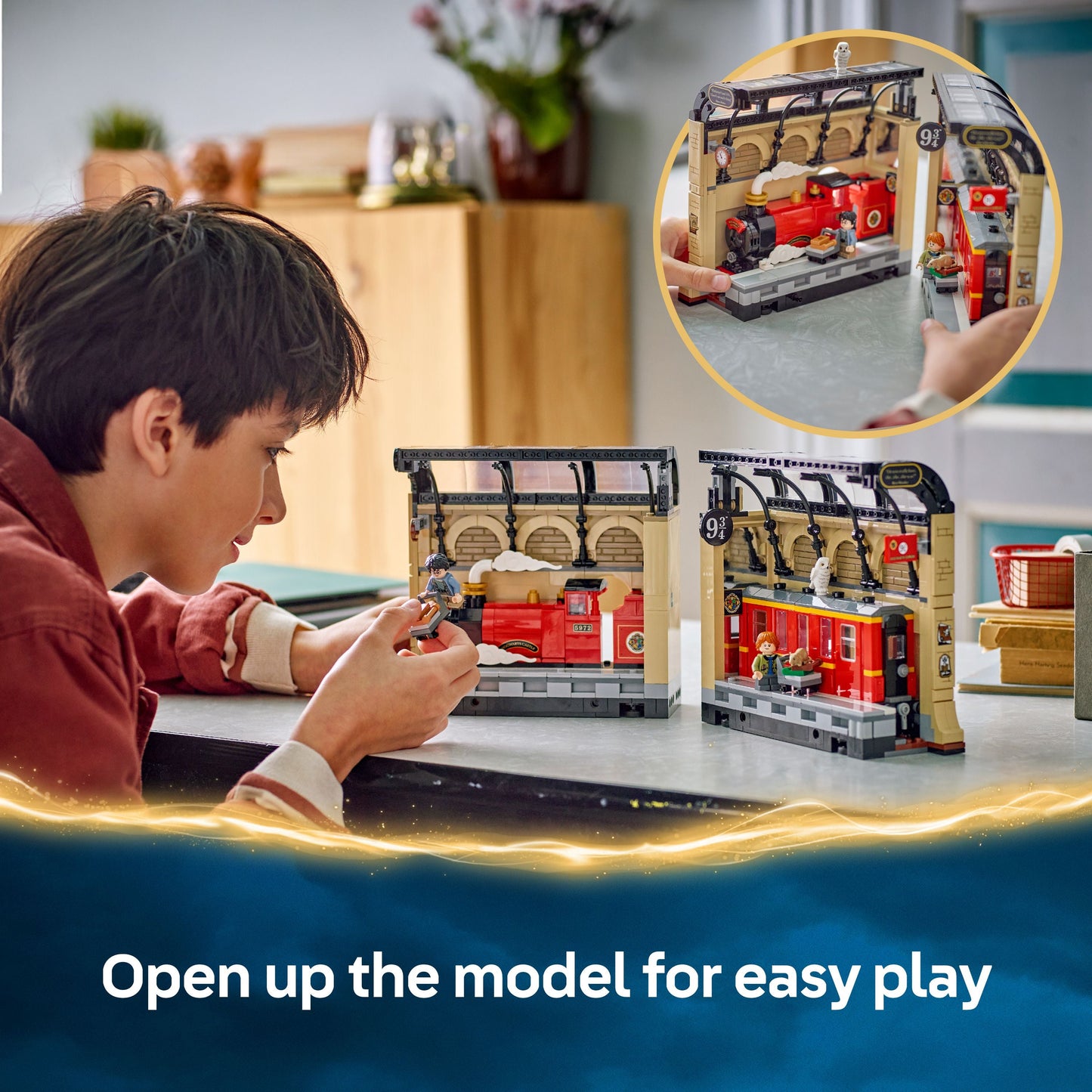 LEGO® Harry Potter™ Book Nook: Hogwarts™ Express, Magical Toy 76450