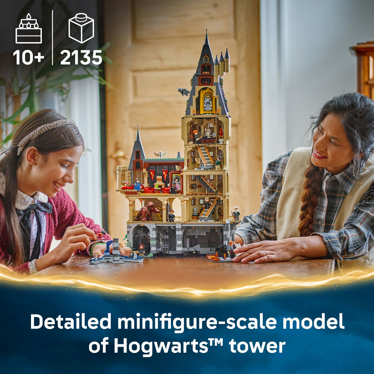 LEGO® Harry Potter™ Hogwarts™ Castle: The Main Tower Set, Wizard Gift 76454