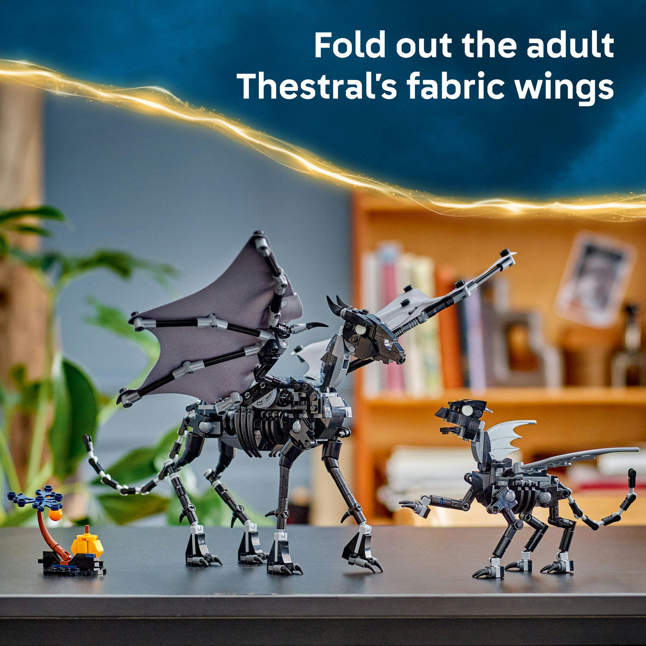 LEGO® Harry Potter™ Thestral Family, Mythical Creature Toy Figures 76458