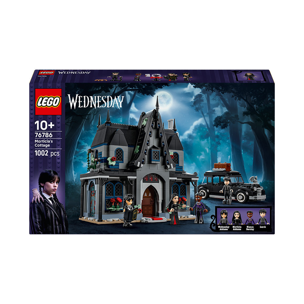 LEGO® Wednesday Morticia’s Cottage Halloween Gift, Model Building Kit 76786