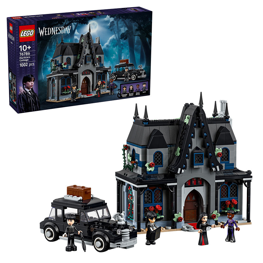 LEGO® Wednesday Morticia’s Cottage Halloween Gift, Model Building Kit 76786