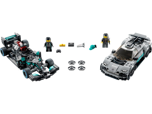 LEGO Mercedes-AMG F1 W12 E Performance & Mercedes-AMG Project One — Set 76909