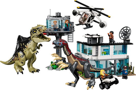 LEGO Giganotosaurus & Therizinosaurus Attack — Set 76949