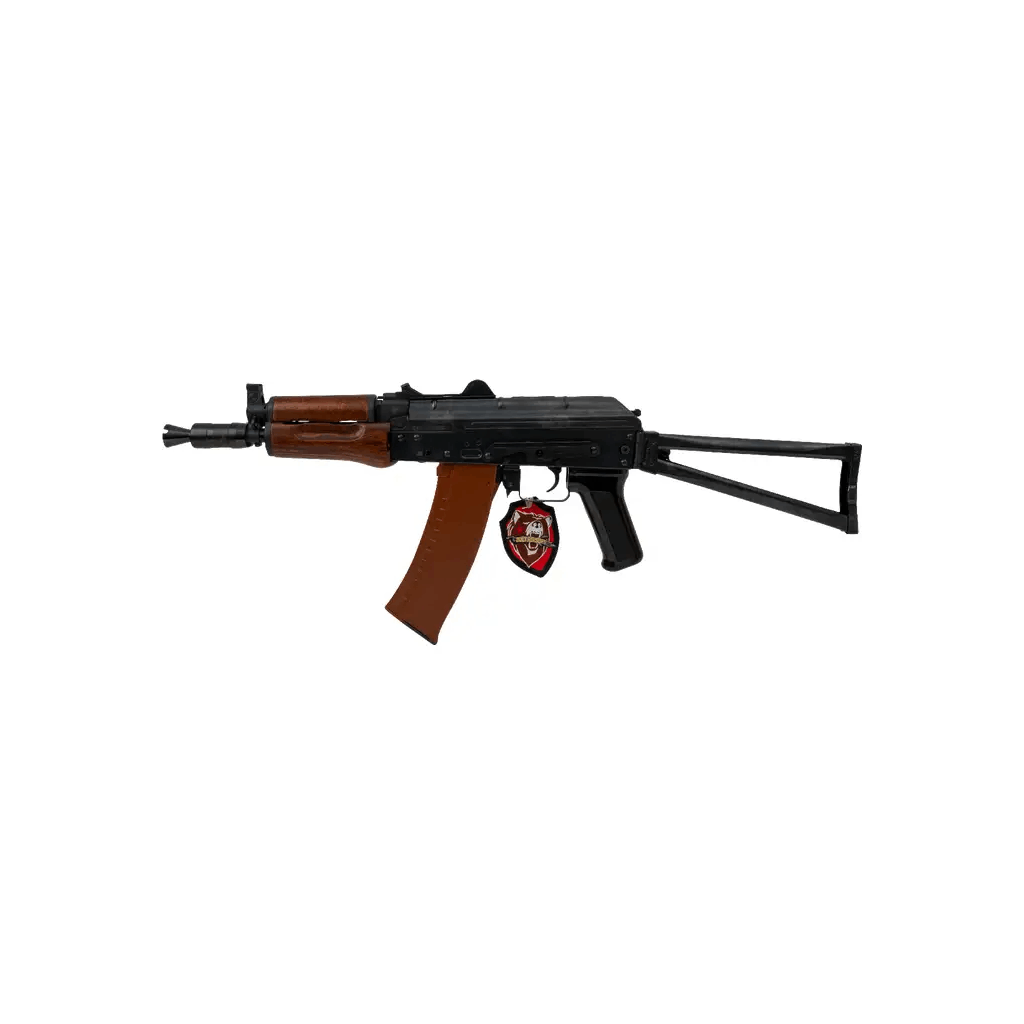 Kalashnikov AKS-74U BRSS AEG Airsoft Rifle – Black & Real Wood-120969