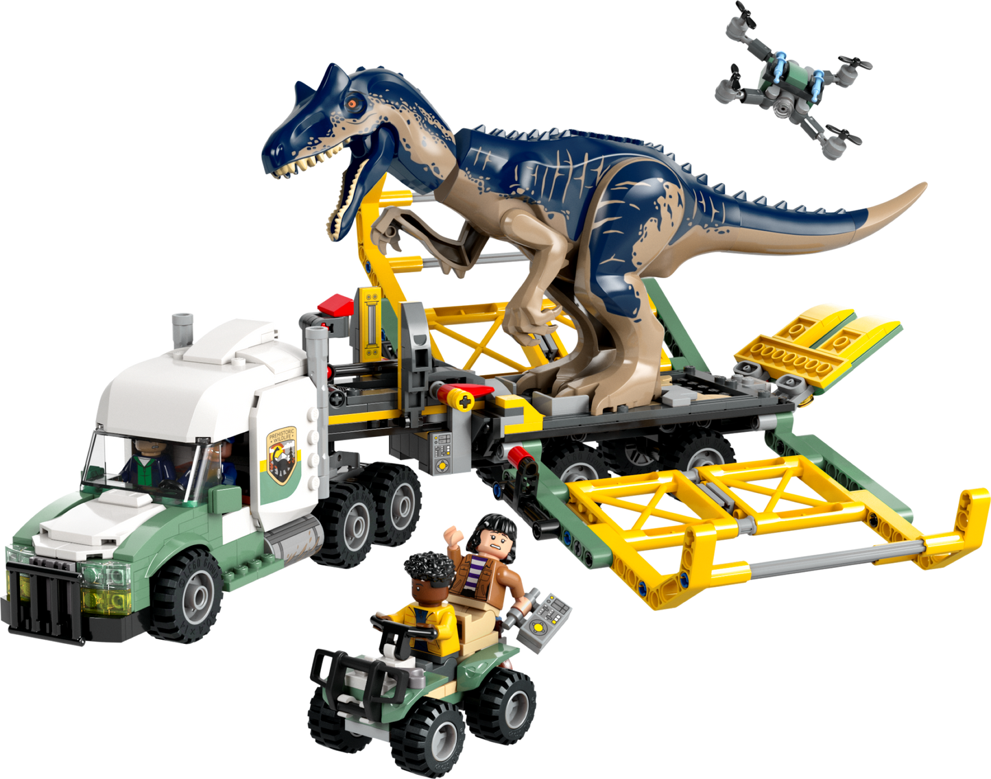 LEGO Dinosaur Missions: Allosaurus Transport Truck — Set 76966