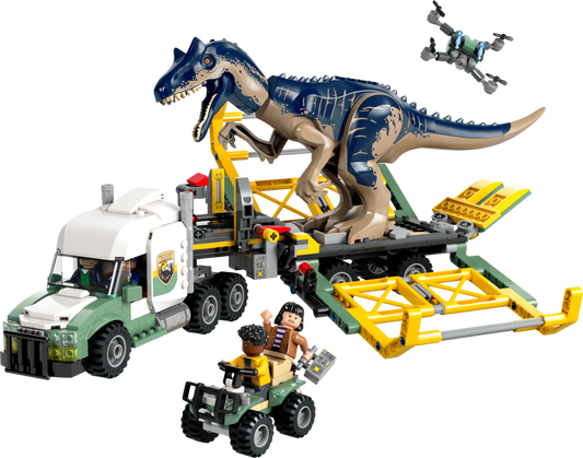 LEGO Dinosaur Missions: Allosaurus Transport Truck — Set 76966