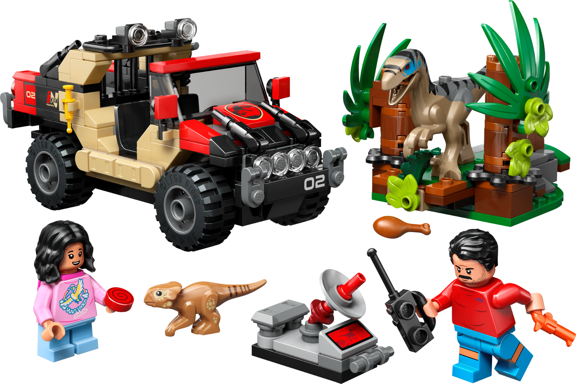 LEGO Raptor Off-Road Escape — Set 76972