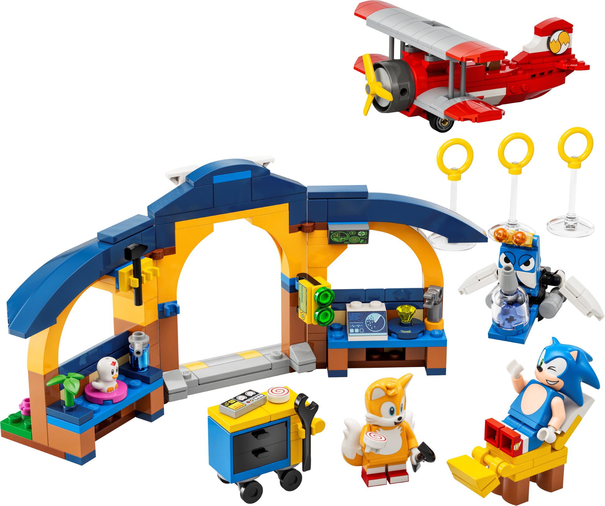 LEGO Tails' Workshop and Tornado Plane — Set 76991