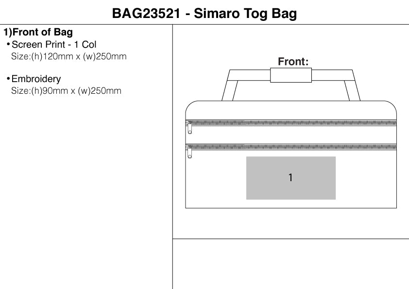 Simaro Tog Bag