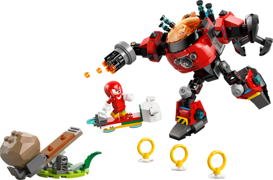 LEGO Knuckles vs. Dr. Eggman Egg Crusher Mech — Set 77005