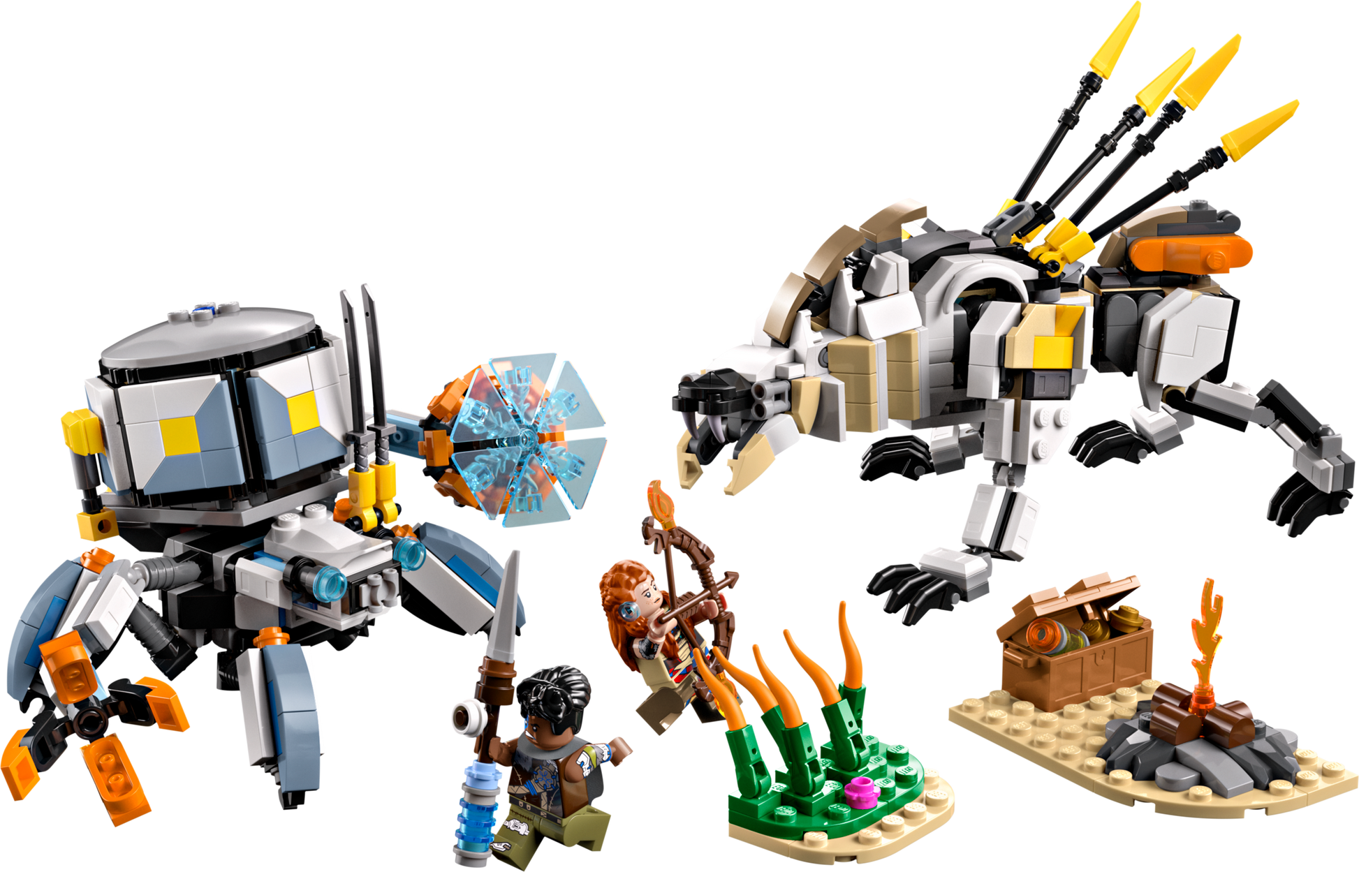 LEGO Aloy & Varl Vs. Shell-Walker & Sawtooth — Set 77037