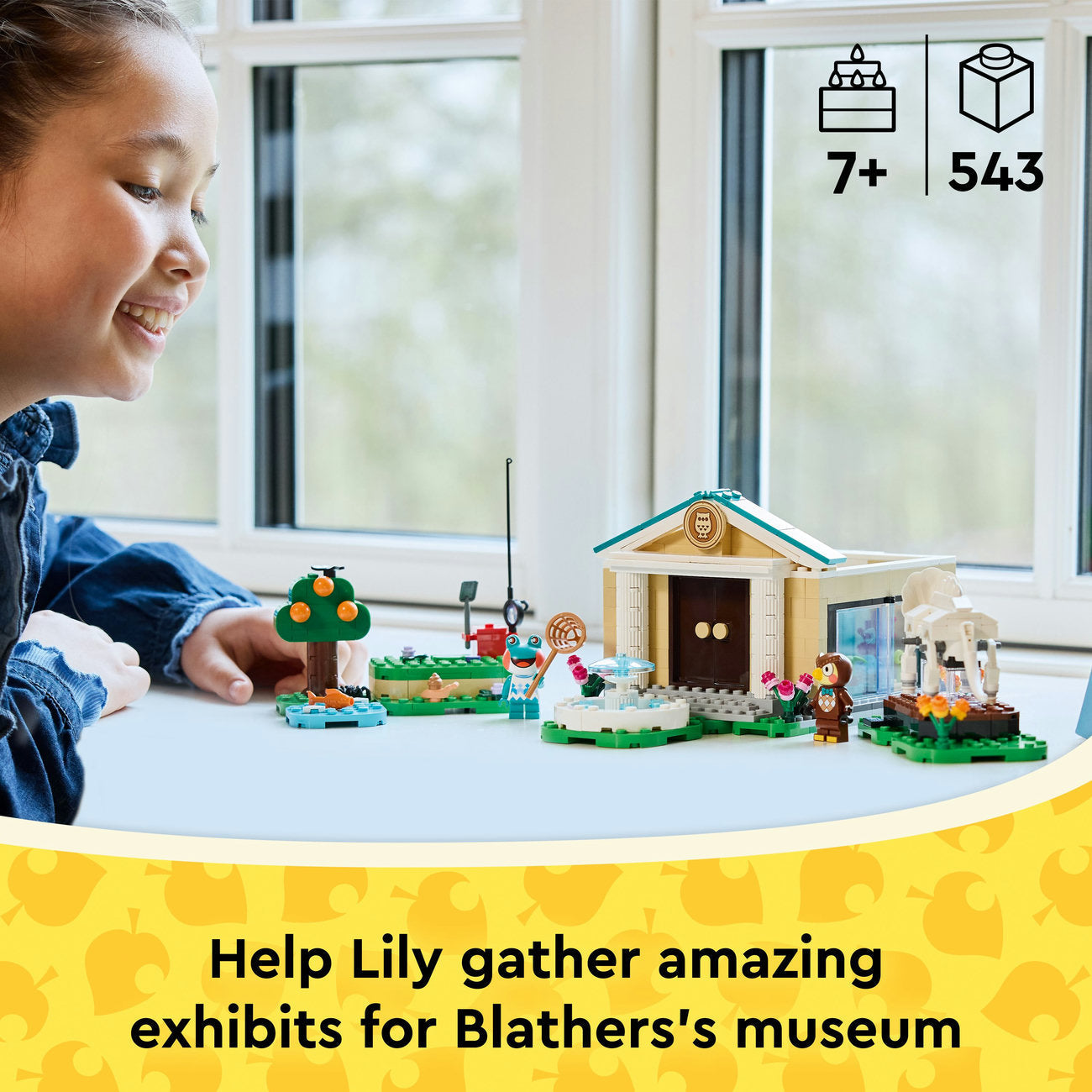 LEGO® Animal Crossing™ Blathers’s Museum Collection Model Kit Building Set 77056