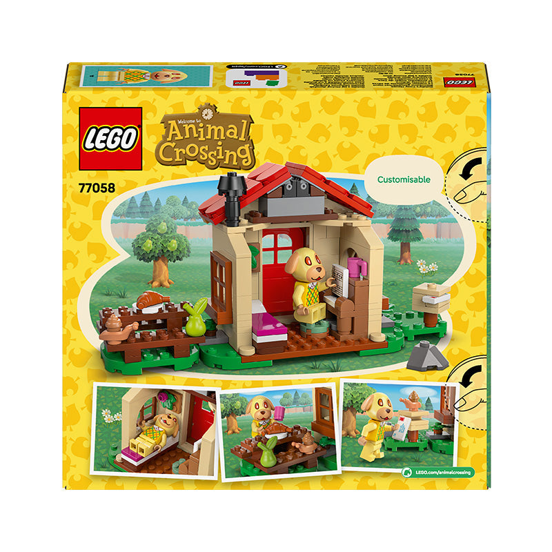 LEGO® Animal Crossing™ Goldie’s Cosy House Building Playset 77058