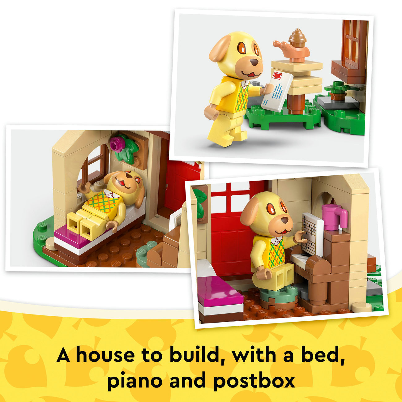 LEGO® Animal Crossing™ Goldie’s Cosy House Building Playset 77058