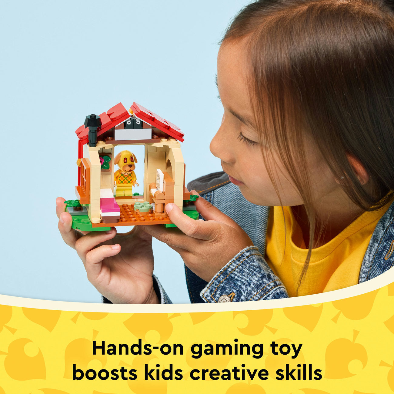 LEGO® Animal Crossing™ Goldie’s Cosy House Building Playset 77058