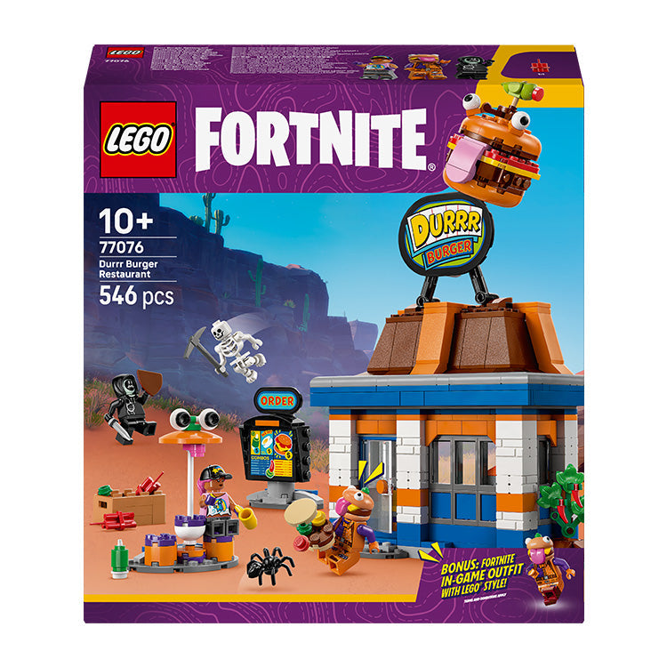 LEGO® Fortnite® Durrr Burger Restaurant Video Game Toy 77076