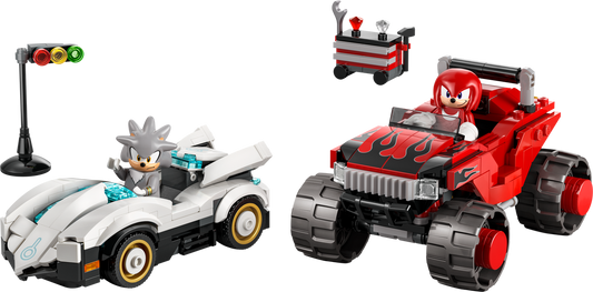 LEGO Silver'S Car Vs. Knuckles' Monster Truck — Set 77118
