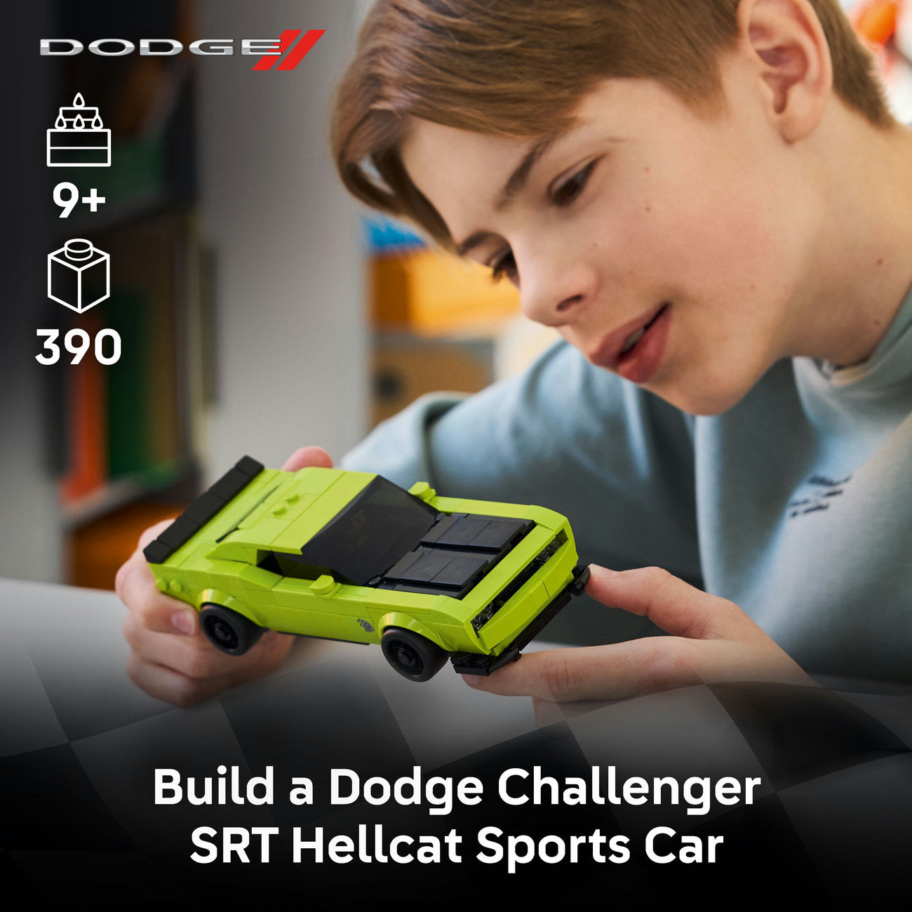 LEGO® Speed Champions Dodge Challenger SRT Hellcat Sports Car Toy 77237