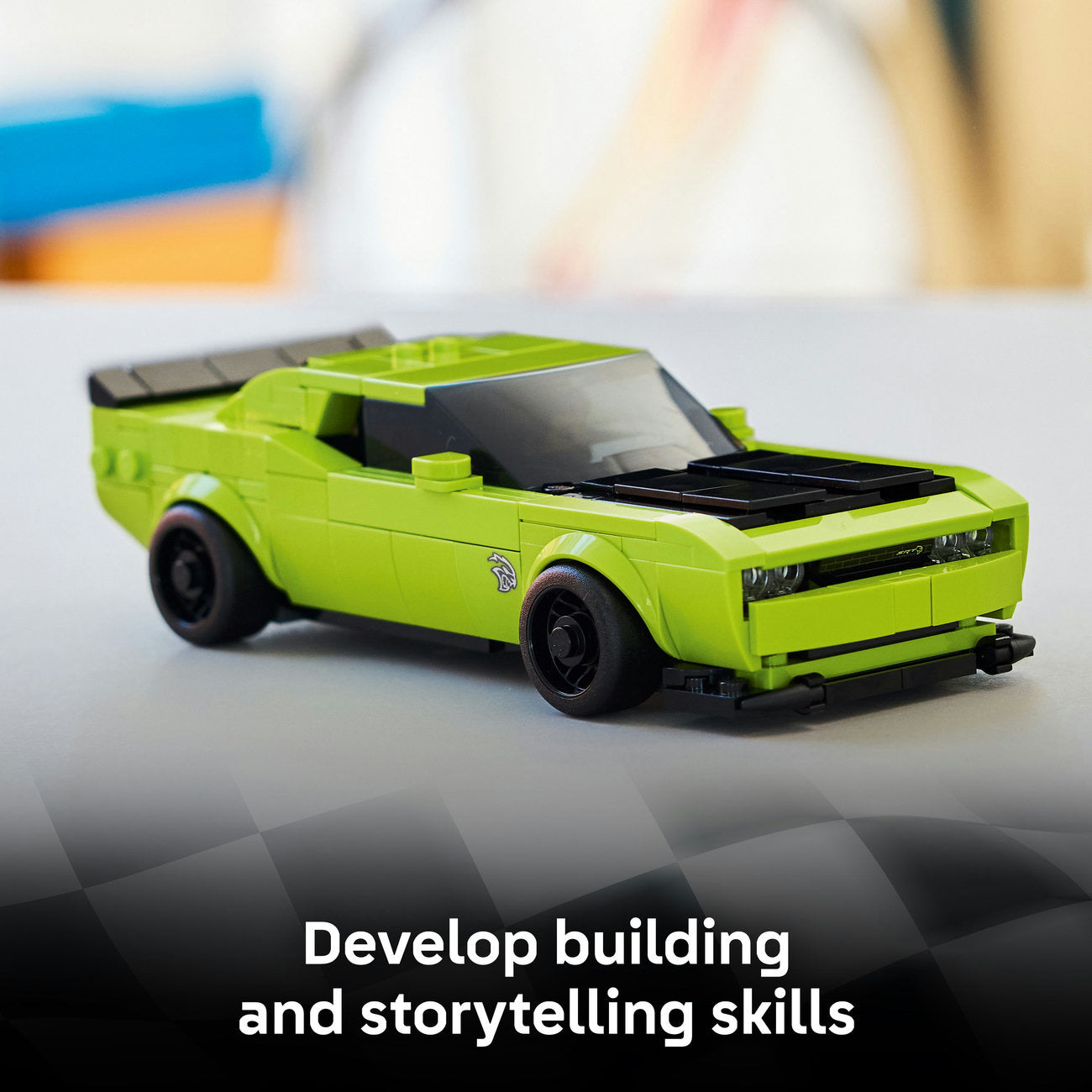 LEGO® Speed Champions Dodge Challenger SRT Hellcat Sports Car Toy 77237