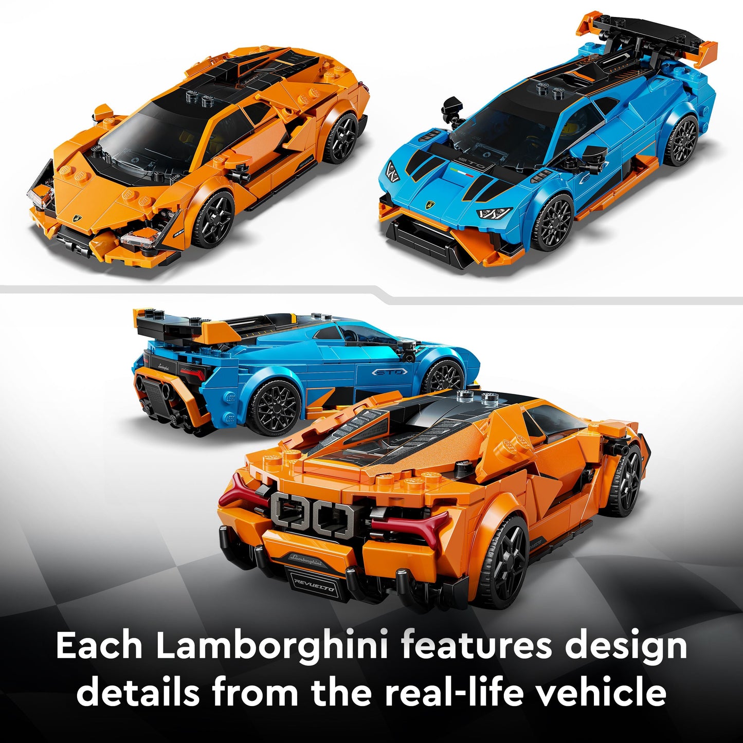 LEGO® Speed Champions Lamborghini Revuelto & Huracán STO 77238