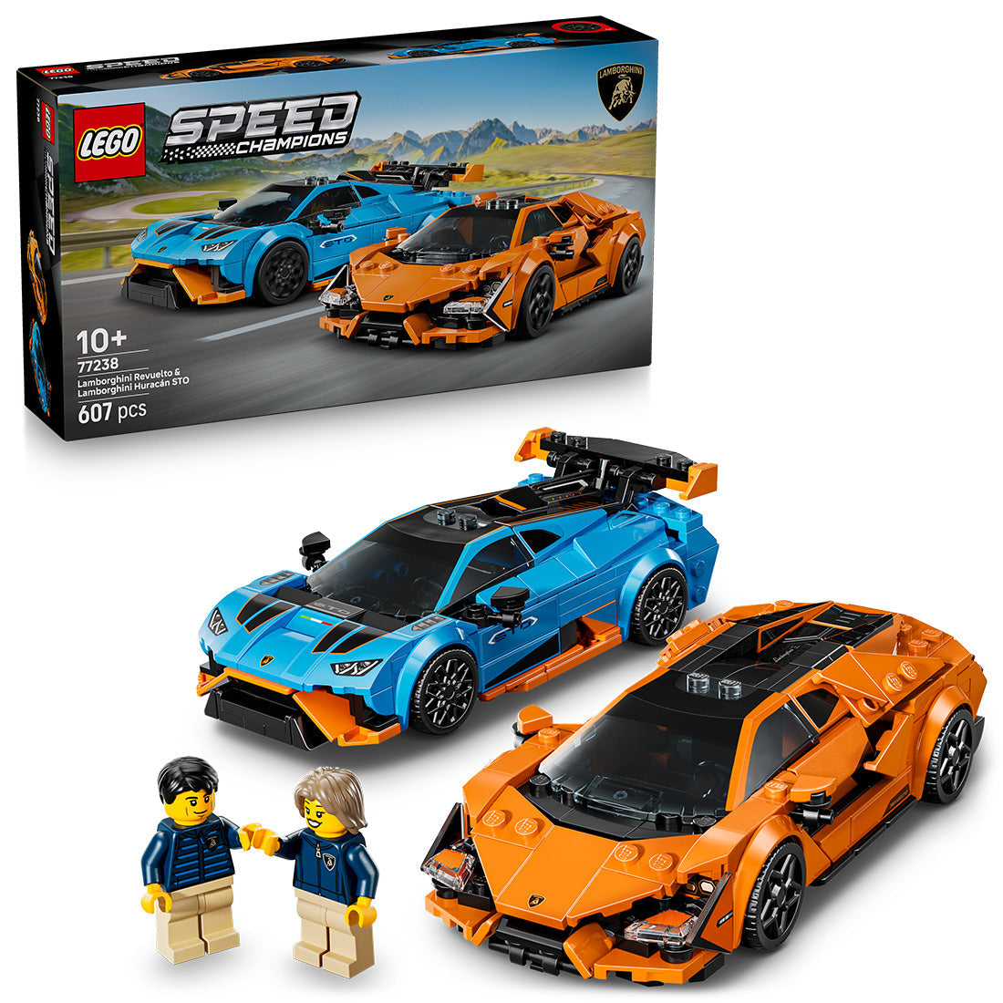 LEGO® Speed Champions Lamborghini Revuelto & Huracán STO 77238