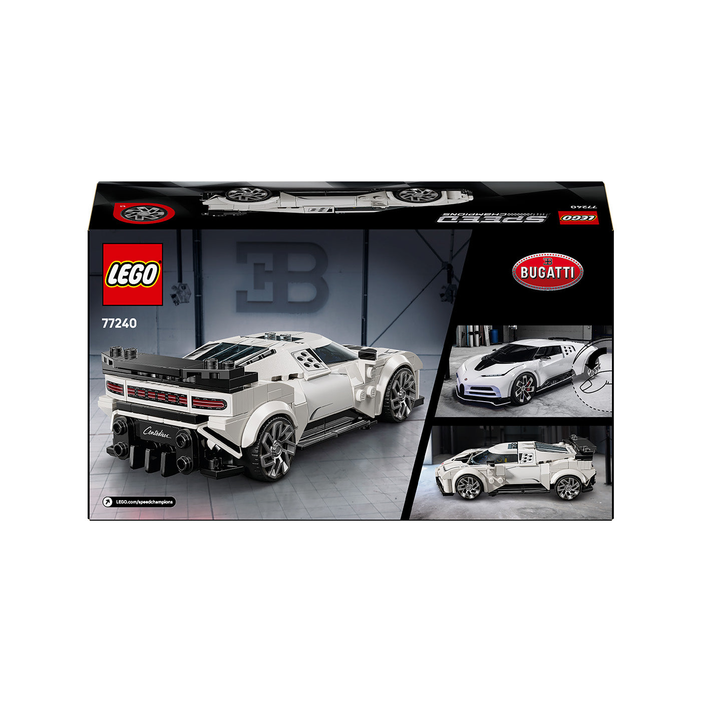 LEGO® Speed Champions Bugatti Centodieci Hyper Sports Car Toy 77240