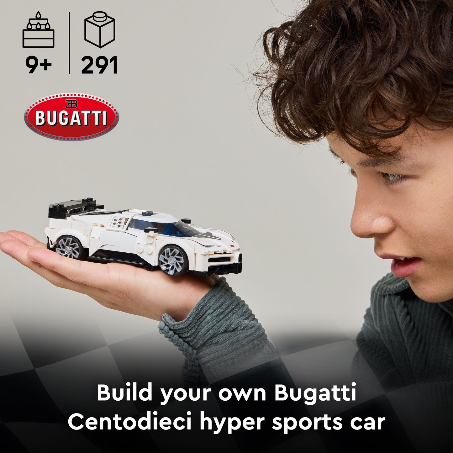 LEGO® Speed Champions Bugatti Centodieci Hyper Sports Car Toy 77240