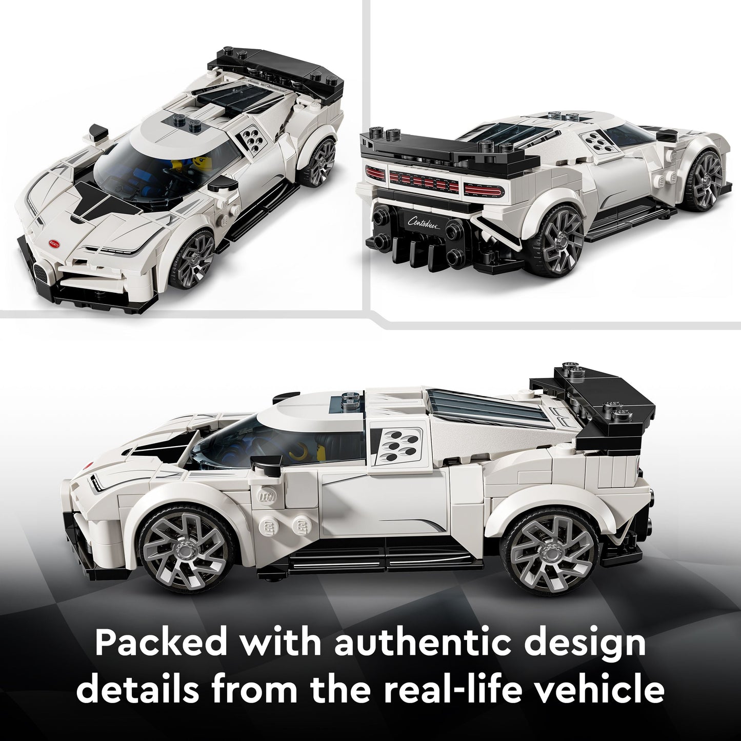 LEGO® Speed Champions Bugatti Centodieci Hyper Sports Car Toy 77240