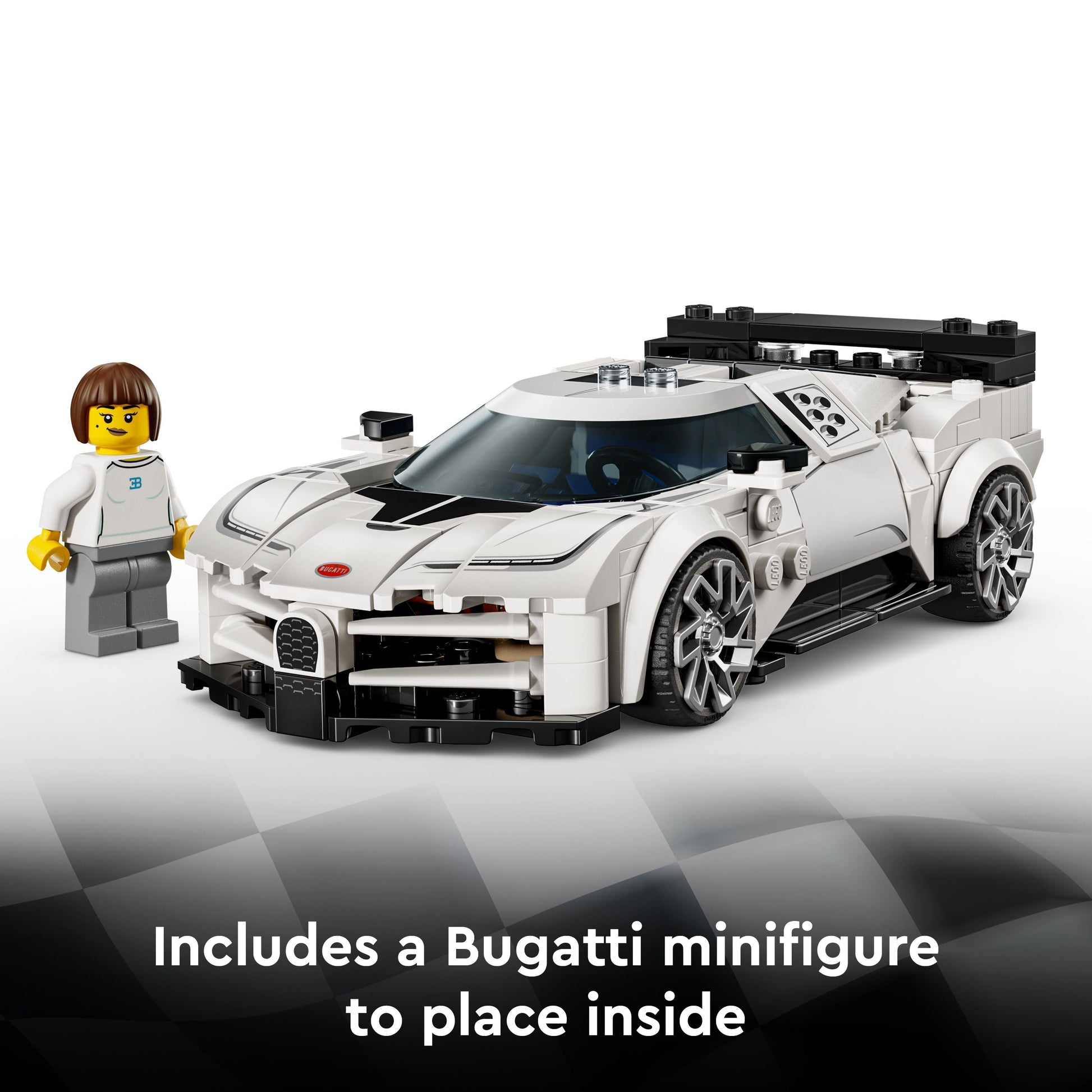 LEGO® Speed Champions Bugatti Centodieci Hyper Sports Car Toy 77240