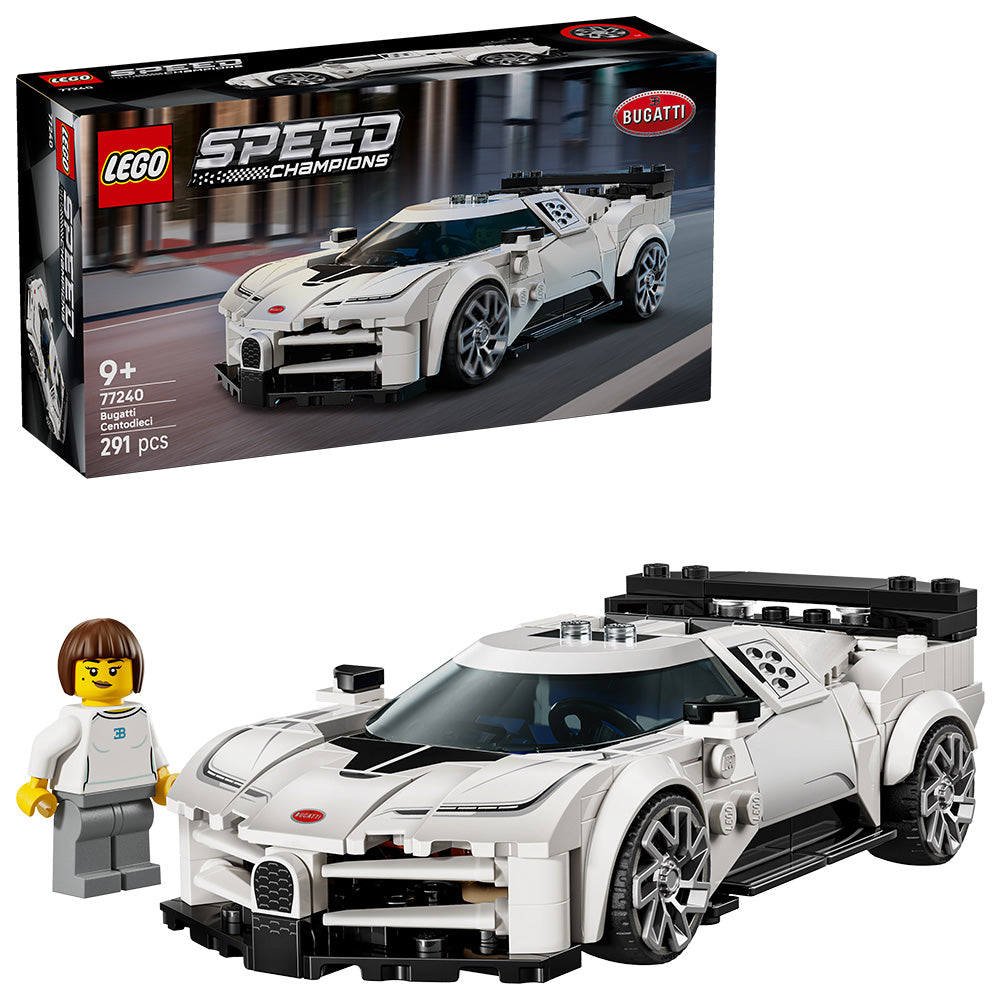 LEGO® Speed Champions Bugatti Centodieci Hyper Sports Car Toy 77240