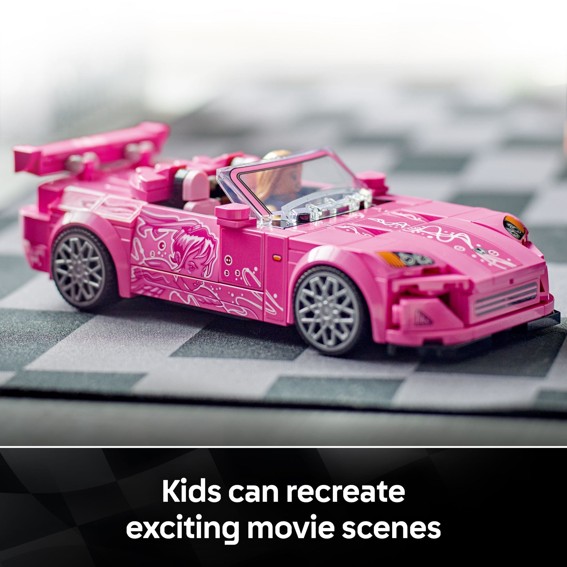 LEGO® Speed Champions 2 Fast 2 Furious Honda S2000 Pink Car Toy 77241