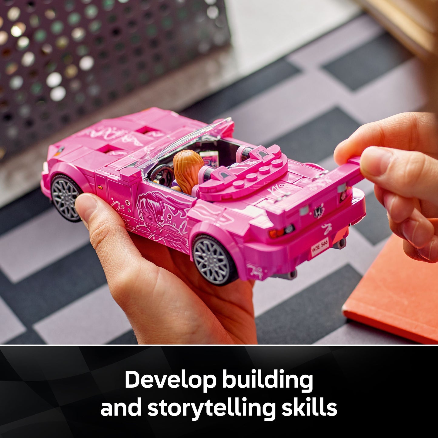 LEGO® Speed Champions 2 Fast 2 Furious Honda S2000 Pink Car Toy 77241