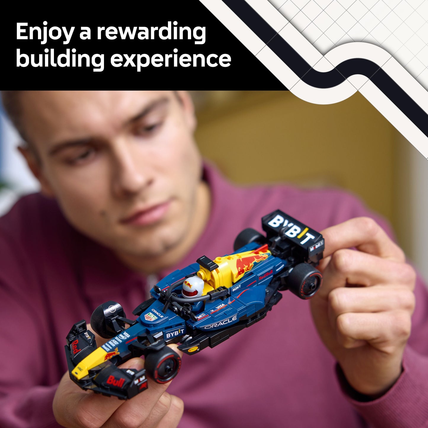 LEGO® Speed Champions Oracle Red Bull Racing RB20 F1® Race Car Vehicle Set 77243