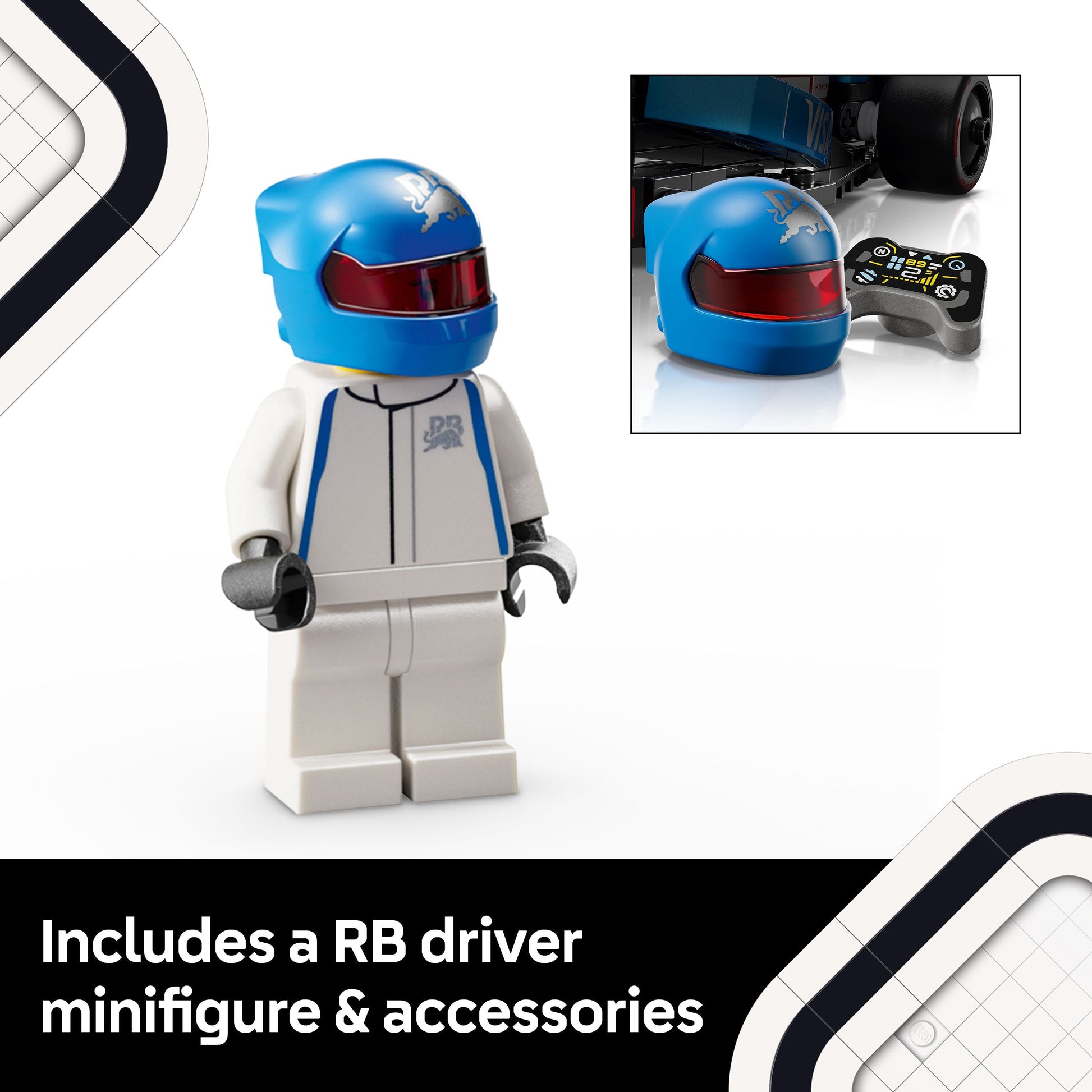 LEGO® Speed Champions Visa Cash App RB VCARB 01 F1® Race Car Vehicle Kit 77246