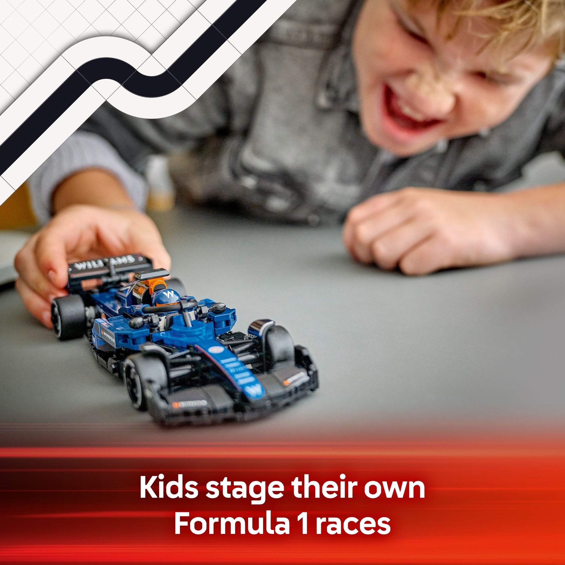 LEGO® Speed Champions Williams Racing FW46 F1® Race Car Vehicle Set 77249 - SLIGHTLY DAMAGED BOX