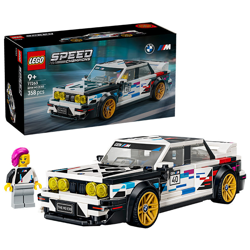 LEGO® Speed Champions BMW M3 (E30) Toy Car Kit 77263