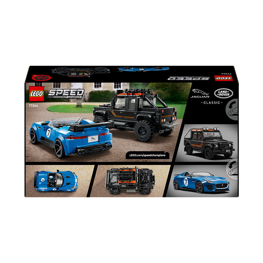 LEGO® Speed Champions Jaguar Project 7 & Land Rover Defender 77264