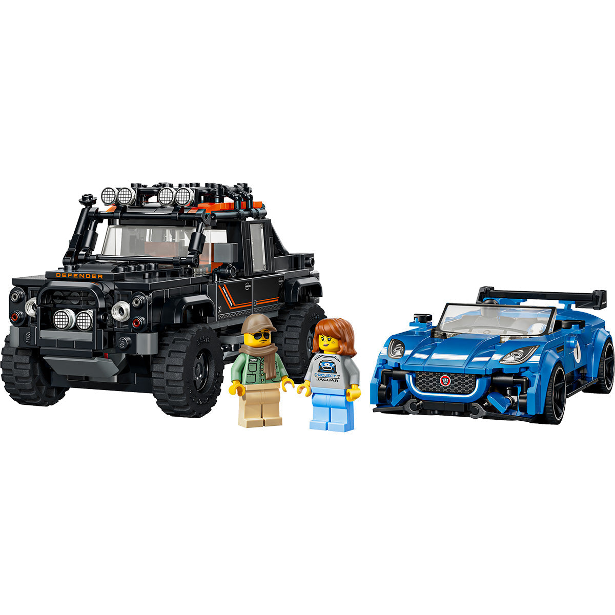 LEGO® Speed Champions Jaguar Project 7 & Land Rover Defender 77264