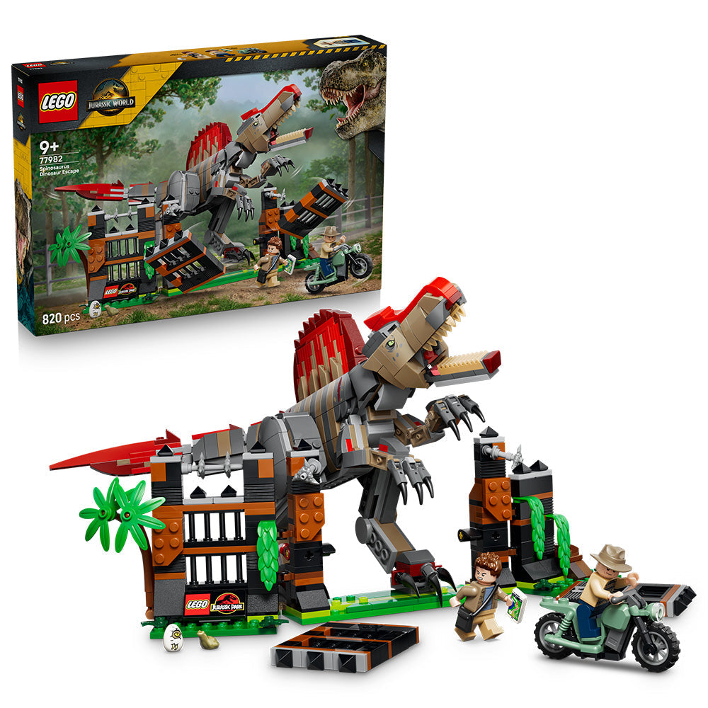 LEGO® Jurassic World Spinosaurus Dinosaur Escape Toy 77982