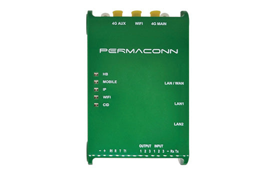 Cable Theft Din Mount Device - protects up to 12 cables, protects AC and pulsed DC supply cables, excl. Rogowski coils on input